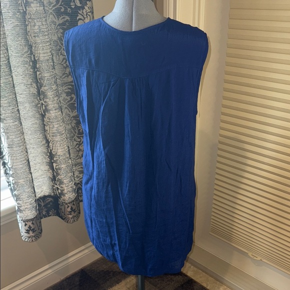 Cristina B Top Blue Sleeveless Women's Size XXL - Picture 4 of 9